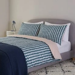 Habitat Cotton Scallop Teal Reversible Bedding Set - Double -Habitat shop 8985684 R Z005A