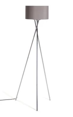 Habitat Tripod Floor Lamp - Grey And Chrome