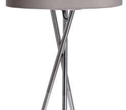 Habitat Tripod Floor Lamp - Grey And Chrome -Habitat shop 9132742 R Z003A
