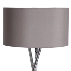 Habitat Tripod Floor Lamp - Grey And Chrome -Habitat shop 9132742 R Z005A