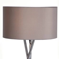 Habitat Tripod Floor Lamp - Grey And Chrome -Habitat shop 9132742 R Z006A