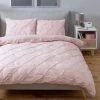 Habitat Hadley Pintuck Blush Pink Bedding Set - Double 1 Habitat Hadley Pintuck Blush Pink Bedding Set - Double -Habitat shop 9161397 R Z001A
