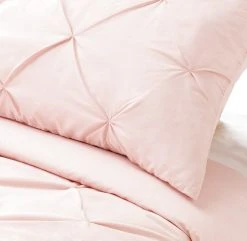 Habitat Hadley Pintuck Blush Pink Bedding Set - Double -Habitat shop 9161397 R Z003A
