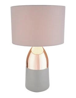 Habitat Pluto Touch Table Lamp - Copper & Grey -Habitat shop 9179846 R Z002A