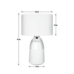 Habitat Pluto Touch Table Lamp - Copper & Grey -Habitat shop 9179846 R Z020A