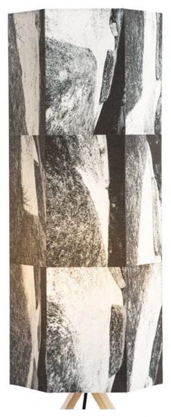 Habitat Whiteleaf Printed Column Floor Lamp - Black & White 20 Habitat Whiteleaf Printed Column Floor Lamp - Black & White -Habitat shop 9201910 R Z006A