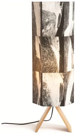 Habitat Whiteleaf Printed Column Floor Lamp - Black & White 21 Habitat Whiteleaf Printed Column Floor Lamp - Black & White -Habitat shop 9201910 R Z008A