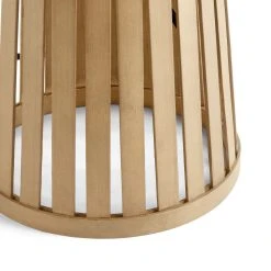 Habitat Achille Bamboo Table Lamp - Natural & White -Habitat shop 9202256 R Z003A