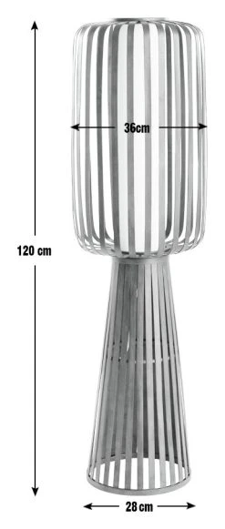 Habitat Achille Floor Lamp - Walnut -Habitat shop 9202483 R E001