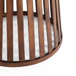 Habitat Achille Floor Lamp - Walnut -Habitat shop 9202483 R Z003A