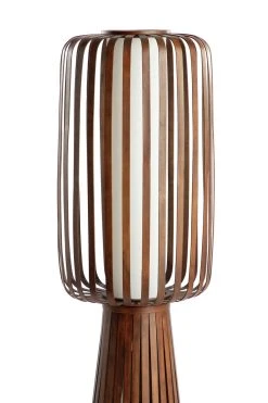 Habitat Achille Floor Lamp - Walnut -Habitat shop 9202483 R Z005A