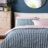 Habitat Cotton Scallop Teal Reversible Bedding Set-Superking -Habitat shop 9207938 R Z001A