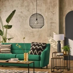 Habitat Moore Ceiling Light - Black -Habitat shop 9312926 R Z004C