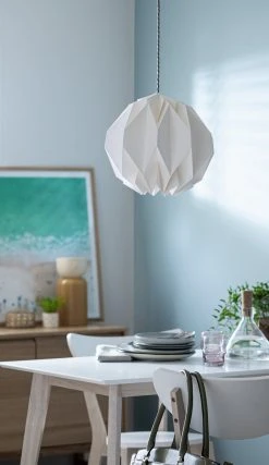 Habitat Kura Origami 36cm Paper Shade - White -Habitat shop 9332487 R Z002C