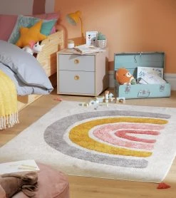 Habitat Kids Rainbow Tufted Flatweave Cotton Rug -120x170cm 10 Habitat Kids Rainbow Tufted Flatweave Cotton Rug -120x170cm -Habitat shop 9338302 R Z001C
