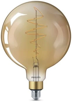 Philips LED Filament E27 6.5W (40W) Dim Giant Bulb - Gold