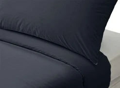 Habitat Pure Cotton 200TC Navy Bedding Set - Double -Habitat shop 9359518 R Z003A