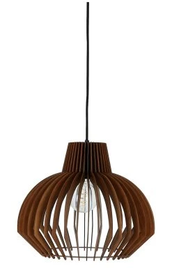 Habitat Achille Plywood Pendant Shade - Walnut