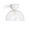 Habitat Diablo Glass Flush To Ceiling Light - White