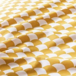 Habitat Cotton Scallop Yellow Reversible Bedding Set -Double -Habitat shop 9377428 R Z006A