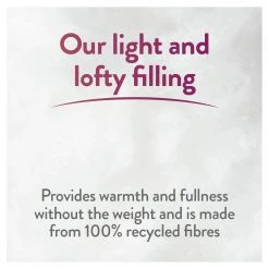 Slumberdown All Seasons 4.5 Tog Duvet - Single -Habitat shop 9379048 R Z009A