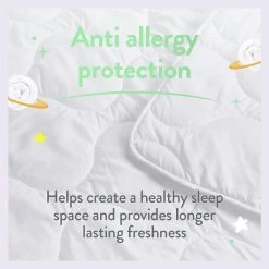 Slumberdown Anti Bacterial 4 Tog Kids Duvet - Toddler -Habitat shop 9379385 R Z009A