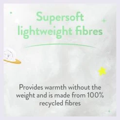 Slumberdown Anti Bacterial 4 Tog Kids Duvet - Toddler -Habitat shop 9379385 R Z011A