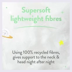 Slumberdown Anti Bacterial Soft Support Pillow - Toddler -Habitat shop 9379426 R Z010A