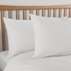 Habitat Cool Tencel Cotton Plain White Bedding Set - Single -Habitat shop 9381885 R Z004A