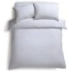 Habitat Stonewashed Cotton Plain White Bedding Set - Single -Habitat shop 9397006 R Z001A