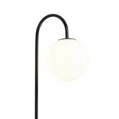 Habitat Sagara Opal Shelf Floor Lamp - Black -Habitat shop 9401318 R Z006A