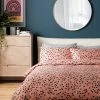 Habitat Cotton Dot Penny Pink & Black Bedding Set - Single -Habitat shop 9401882 R Z001A