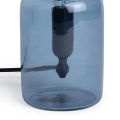 Habitat Parr Glass Column Table Lamp - Blue 12 Habitat Parr Glass Column Table Lamp - Blue -Habitat shop 9404140 R Z003A