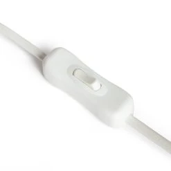 Habitat Parr Glass Column Table Lamp - White -Habitat shop 9404504 R Z004A