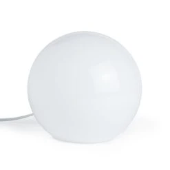 Habitat Caliban Globe Table Lamp - White