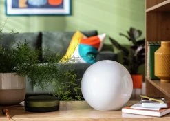 Habitat Caliban Globe Table Lamp - White 11 Habitat Caliban Globe Table Lamp - White -Habitat shop 9404511 R Z002C