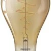 Philips LED Filament E27 6.5W (40W) Dim Giant Bulb - Gold -Habitat shop 9404573 R Z001A