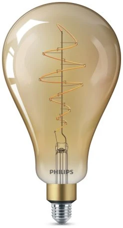 Philips LED Filament E27 6.5W (40W) Dim Giant Bulb - Gold