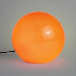 Habitat Caliban Globe Table Lamp - Orange -Habitat shop 9404580 R Z001C