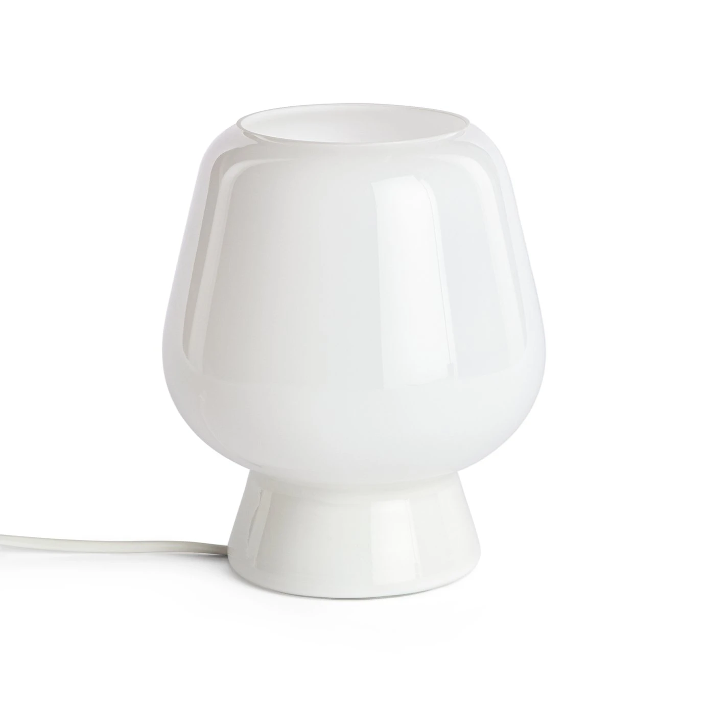Habitat Lucetta Glass Table Lamp - White 3 Habitat Lucetta Glass Table Lamp - White