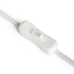 Habitat Lucetta Glass Table Lamp - White 12 Habitat Lucetta Glass Table Lamp - White -Habitat shop 9404645 R Z004A