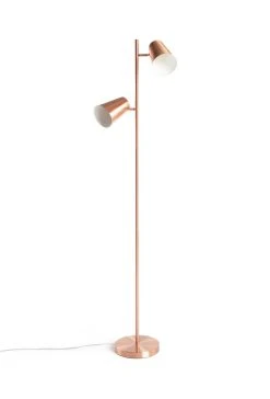 Habitat Iras Copper 2 Light Floor Lamp - Copper