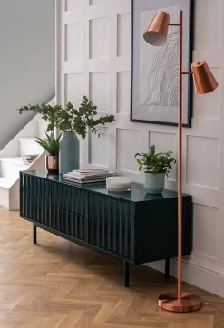 Habitat Iras Copper 2 Light Floor Lamp - Copper -Habitat shop 9404827 R Z002C