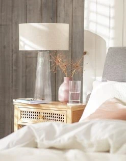 Habitat Le Marais Ribbed Glass Table Lamp Base Only - Clear 13 Habitat Le Marais Ribbed Glass Table Lamp Base Only - Clear -Habitat shop 9404968 R Z002C