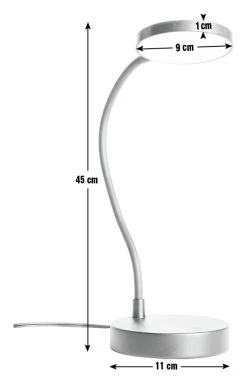 Habitat Mopsa LED Desk Lamp - Black 15 Habitat Mopsa LED Desk Lamp - Black -Habitat shop 9405187 R E001