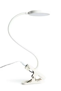 Habitat Mopsa Clip Lamp - White -Habitat shop 9405259 R Z003A