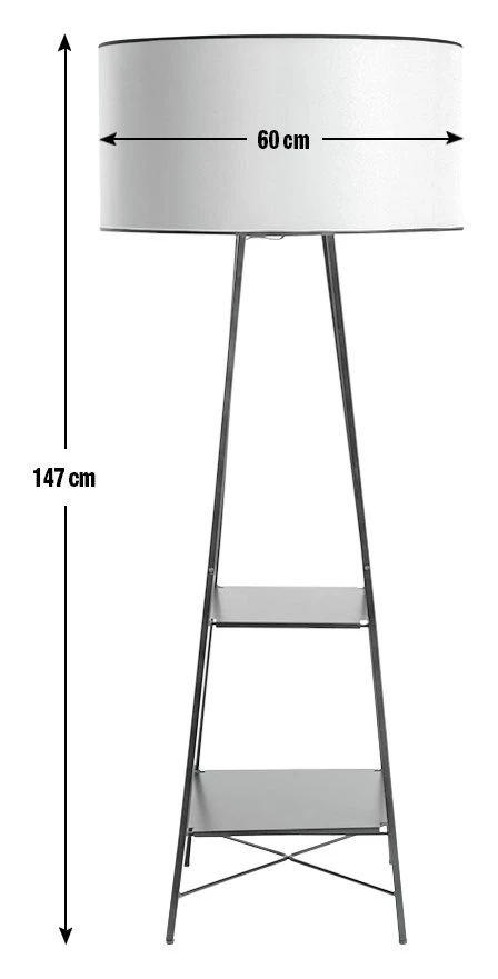 Habitat Thasia Floor Lamp - Black And White 5 Habitat Thasia Floor Lamp - Black And White - Image 3