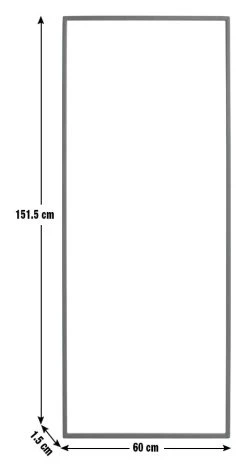 Habitat Scarcus Frame LED Floor Lamp - Black -Habitat shop 9405802 R E001