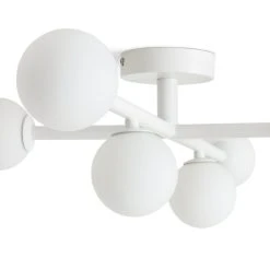 Habitat Alonso 6 Light Flush To Ceiling Light - White -Habitat shop 9405981 R Z002A