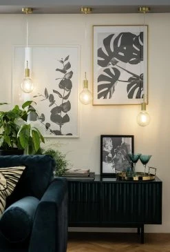 Habitat Lockie Brushed Brass Pendant Ceiling Light - Gold -Habitat shop 9406179 R Z002C